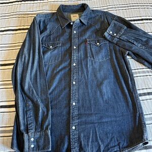 Levi’s Men’s Cowboy Western Button Snap Shirt